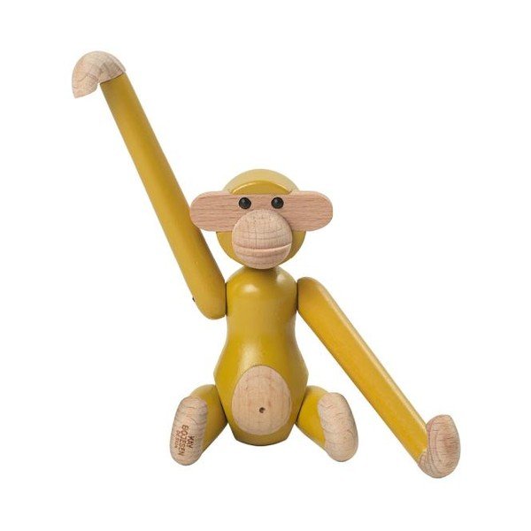 Tömörfa szobor (magasság 9,5 cm) Monkey Mini – Kay Bojesen Denmark-image-3