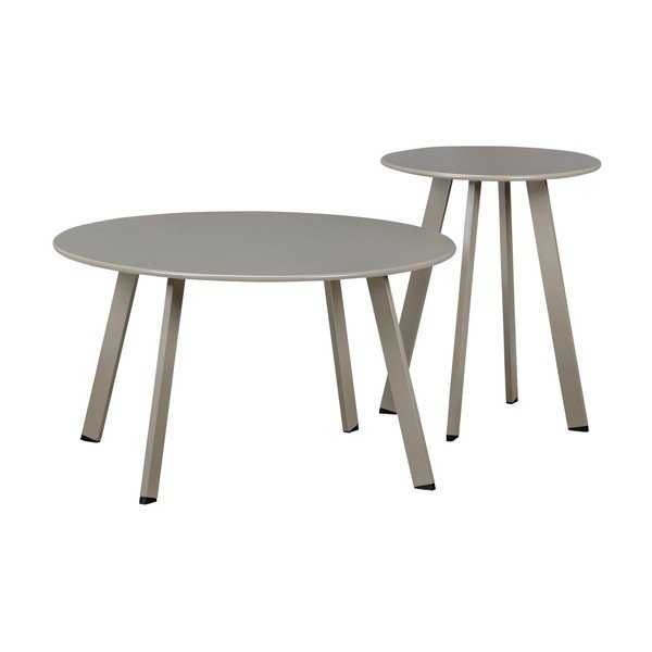 Fém kerek kerti kisasztal ø 40 cm Fer – WOOOD-image-2