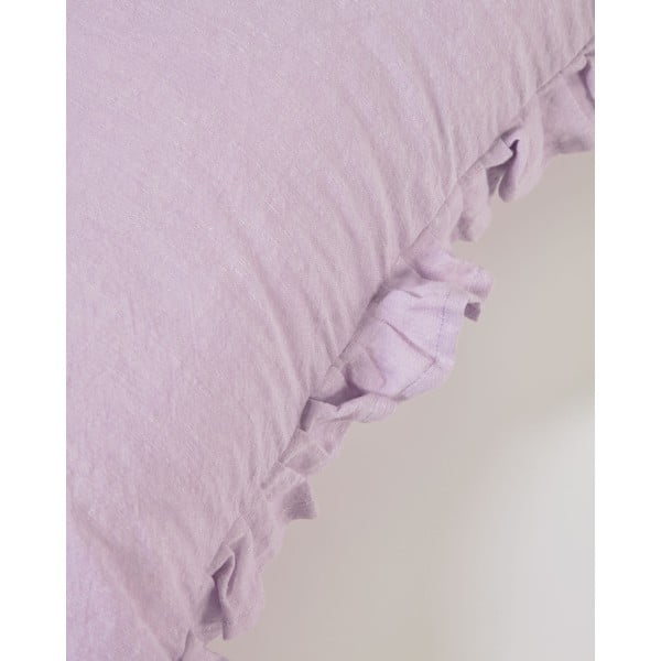 Lenkeverék párnahuzat 45x45 cm Nacha – Kave Home-image-1