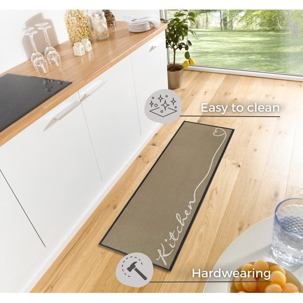 Kitchen bézs futószőnyeg, 50 x 150 cm - Zala Living-image-3