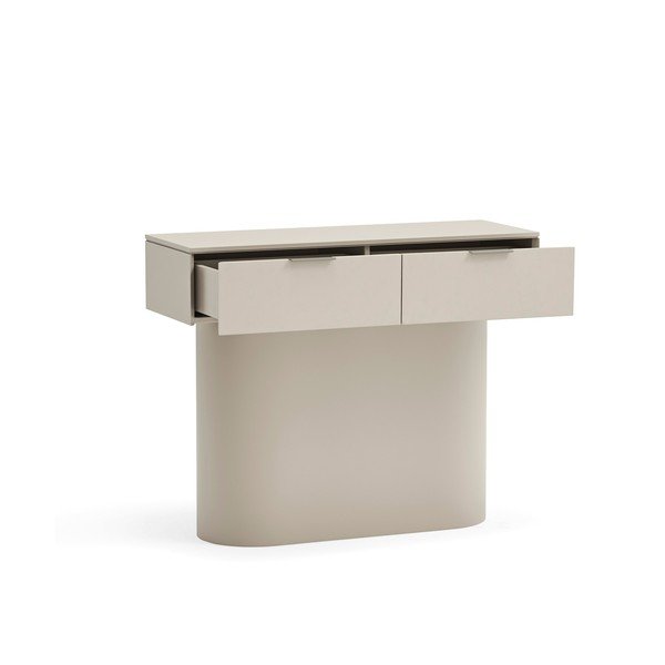 Bézs konzolasztal 36x100 cm Totem – Teulat-image-2