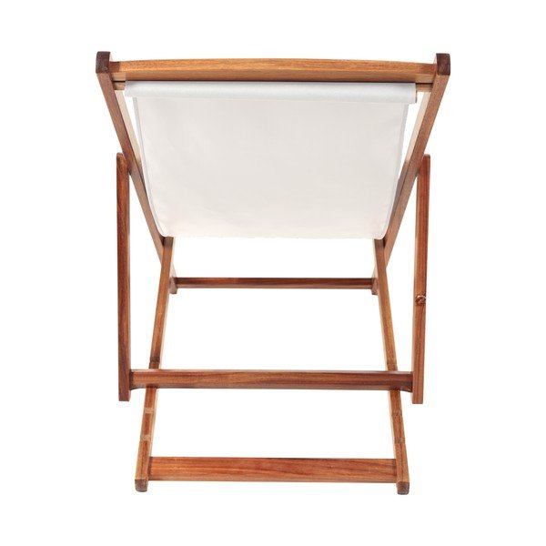 Bézs-sötét natúr színű tömörfa kerti napozóágy Dionysus – Bonami Essentials-image-3