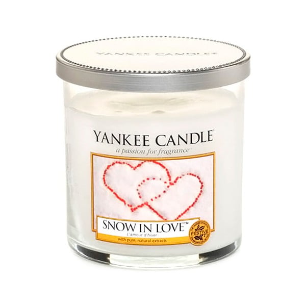 Szív a hóban illatgyertya, égési idő 30-40 óra - Yankee Candle