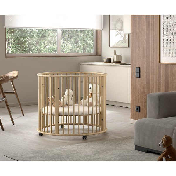 Natúr színű bükkfa járóka 90x90 cm Dino – Vipack-image-1