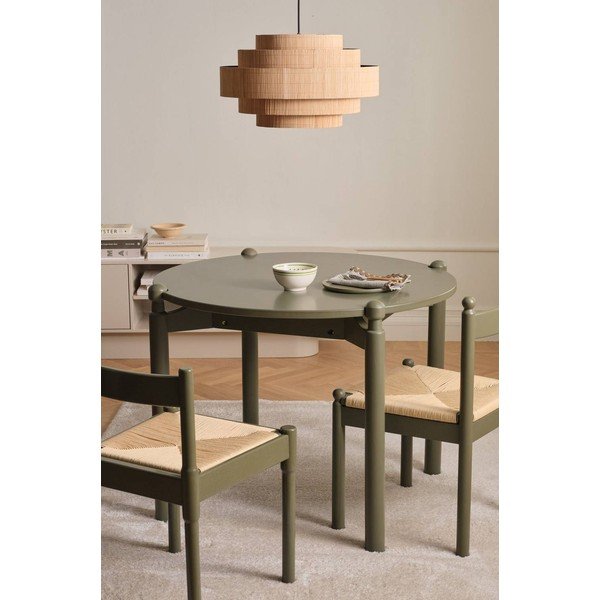 Bükkfa kerek étkezőasztal ø 100 cm Kitchsoft – Ellos Home-image-1