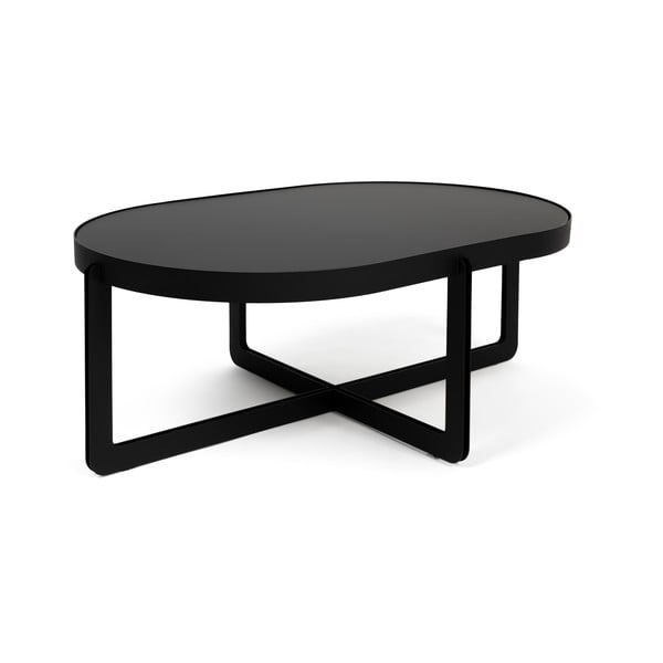 Fekete dohányzóasztal 68x102 cm Centre – Zuiver