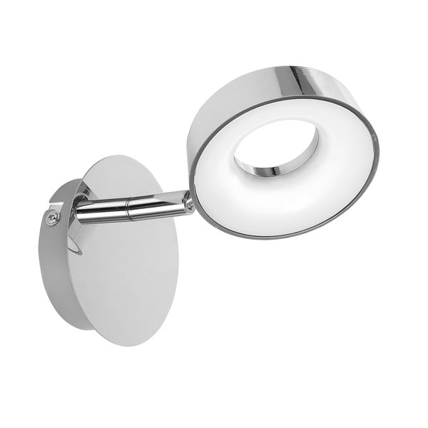 Fényes ezüstszínű LED fali lámpa Isla – Candellux Lighting-image-2