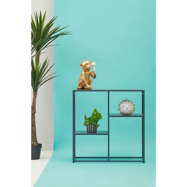 Szürke acél polcos állvány 80x81x26 cm Acero – Premier Housewares-image-2