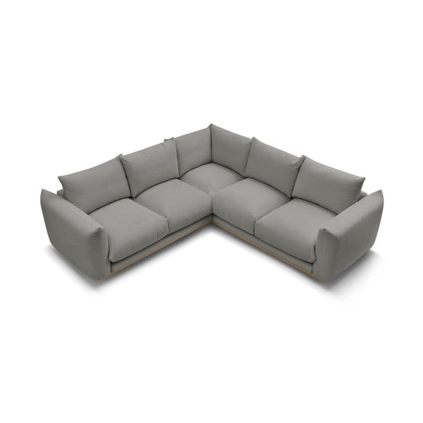 Szürke sarokkanapé Ernest – Bobochic Paris-image-4