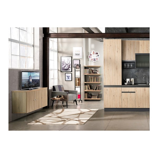 Olly fali képkeret 8 fényképhez, órával - Tomasucci-image-1