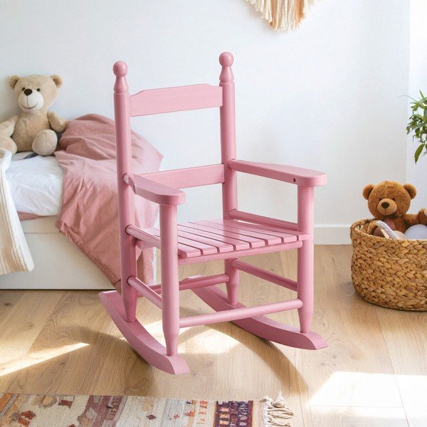 Rózsaszín nyárfa gyerek szék – Premier Housewares-image-1