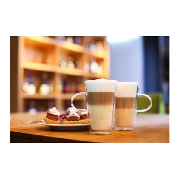 Amo Latte duplafalú pohár, 320 ml - Vialli Design-image-1