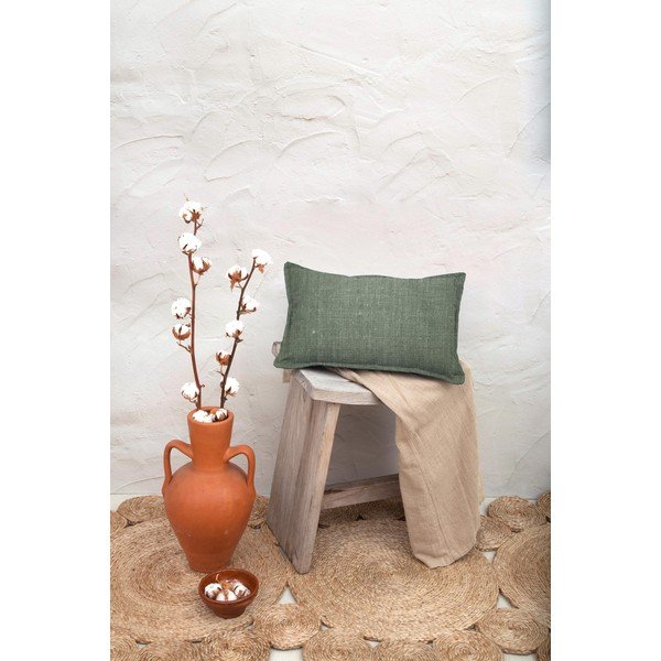 Lino Moss zöld díszpárna, 35 x 50 cm - Really Nice Things-image-1