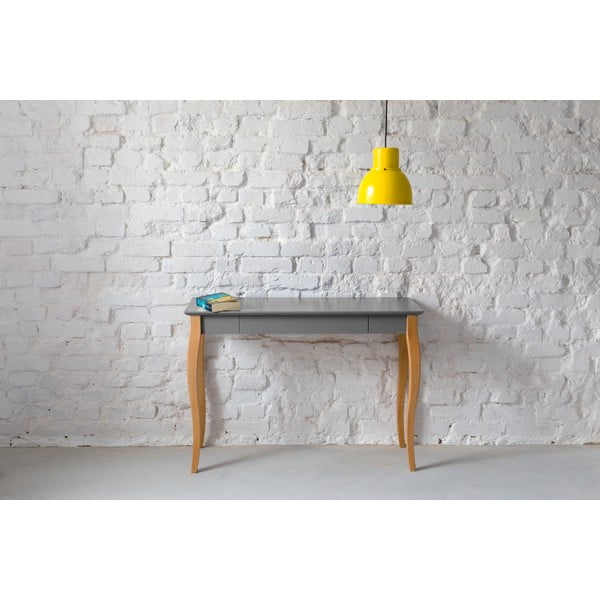 Lillo sötétszürke íróasztal, hosszúság 105 cm - Ragaba-image-1