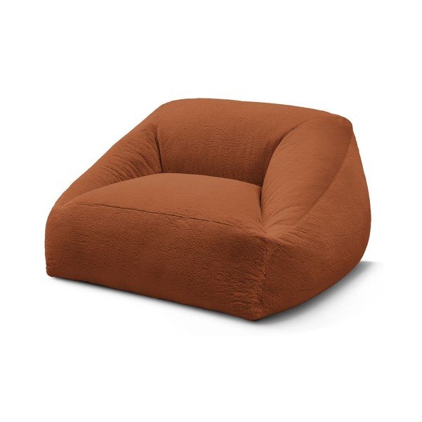 Narancssárga műszőrme babzsákfotel Lilibet – Bobochic Paris