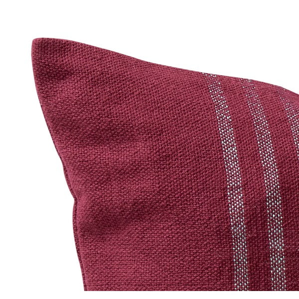 Sarah piros pamut párna, 60 x 40 cm - Hübsch-image-2