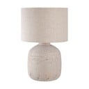 Krémszínű asztali lámpa textil búrával (magasság 46,5 cm) Bilby – House Nordic