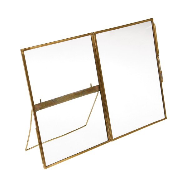 Aranyszínű fém álló képkeret 13x18 cm – Rex London-image-3