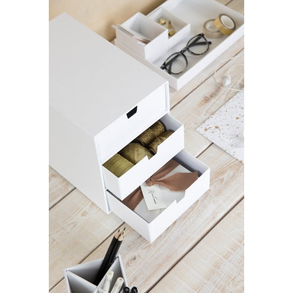 Ingrid fehér doboz 3 fiókkal - Bigso Box of Sweden-image-2