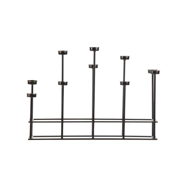 Surround fekete gyertyatartó - BePureHome-image-1