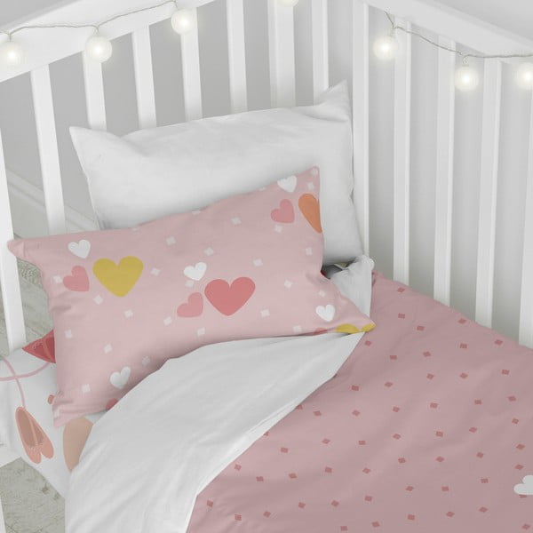 Pamut gyerek ágyneműhuzat babaágyhoz 115x145 cm Dancing – Mr. Fox-image-1