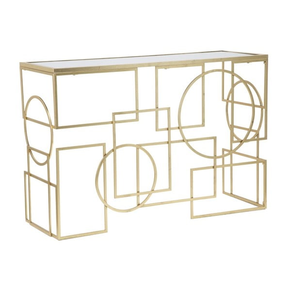 Aranyszínű konzolasztal 41x120 cm Marie – Mauro Ferretti-image-1