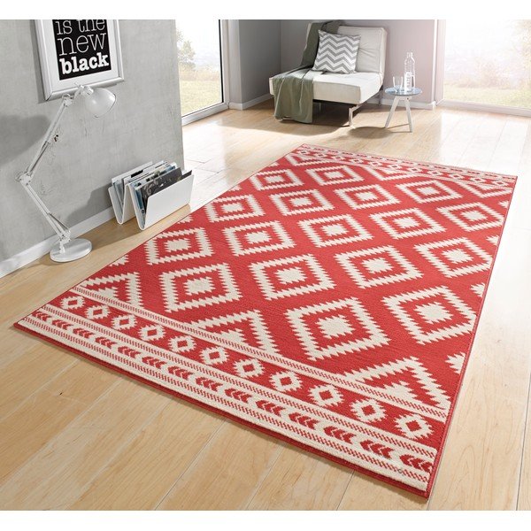 Gloria Ethno piros futószőnyeg, 80 x 200 cm - Hanse Home-image-1
