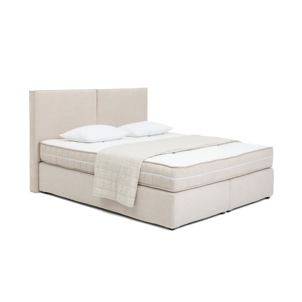 Bézs boxspring ágy 160x200 cm Olia Bold – Bonami Selection