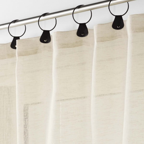 Bézs átlátszó függöny 140x240 cm Linka – douceur d'intérieur-image-1
