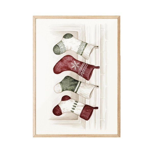 Nyomtatott keretezett kép 30x40 cm – Wallity