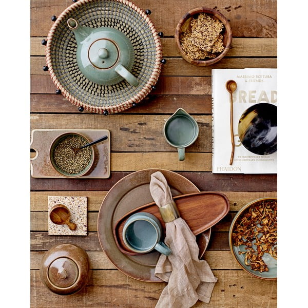 Zöld agyagkerámia teáskanna, 825 ml - Bloomingville-image-1