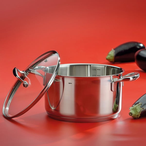 Flavoria rozsdamentes fazék fedéllel, ø 16 cm - Kela-image-1