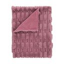 Rózsaszín mikroplüss takaró 150x200 cm Carved Fur – Bianca