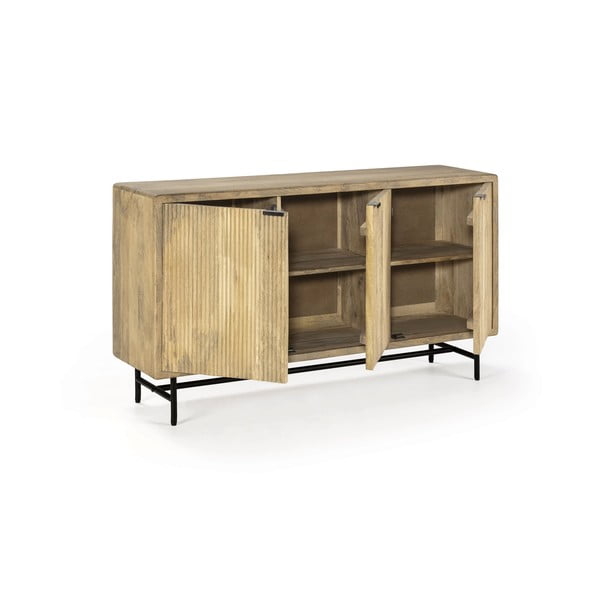 Natúr színű mangófa komód 150x85x40 cm Mundra – MOME-image-3