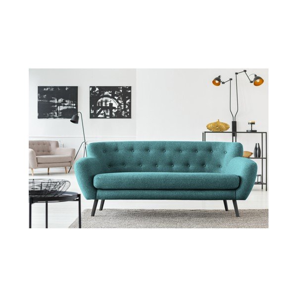 Hampstead sötétzöld kanapé, 192 cm - Cosmopolitan design-image-4