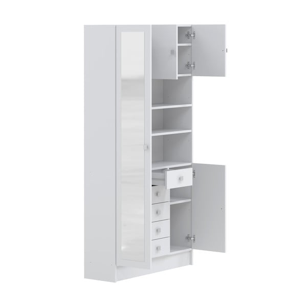 Fehér fürdőszoba szekrény 90x182 cm Combi – TemaHome-image-3