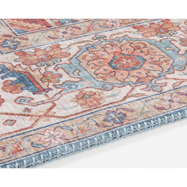 Sylla kék-piros futószőnyeg, 80 x 200 cm - Nouristan-image-3