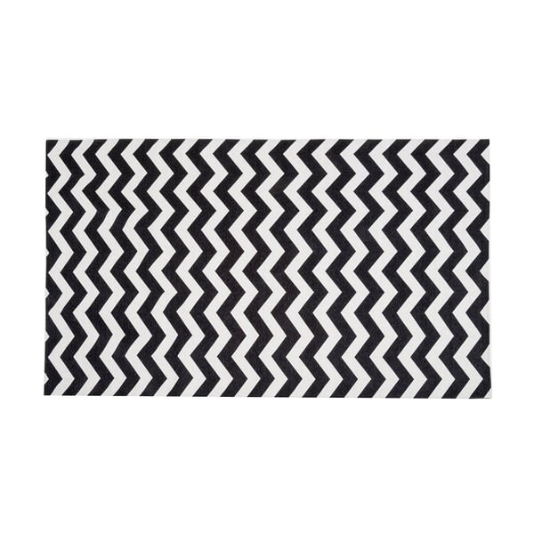 Optical fekete-fehér futószőnyeg, 60 x 150 cm - Floorita-image-2