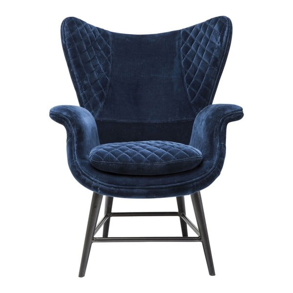 Velvet kék fotel - Kare Design