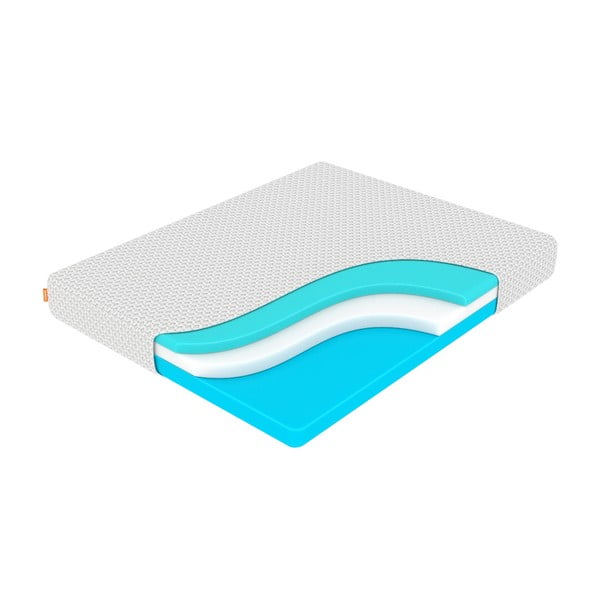 Ocean Support közepesen kemény memóriahabos matrac, 90 x 200 cm, magasság 24 cm