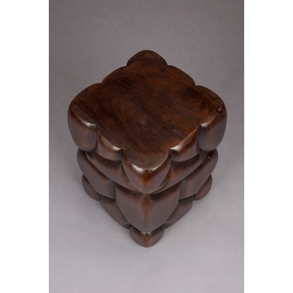 Mangófa tárolóasztal 30x30 cm Brooklyn – Dutchbone-image-3