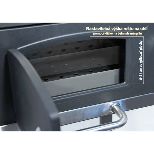 Royal faszenes grillsütő öntöttvas ráccsal - Cattara-image-1