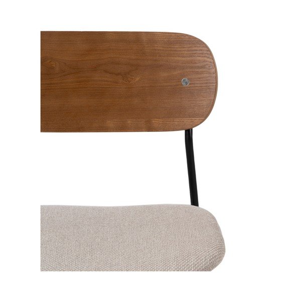 Barna-krémszínű étkezőszék szett 4 db-os Moe – Ixia-image-4