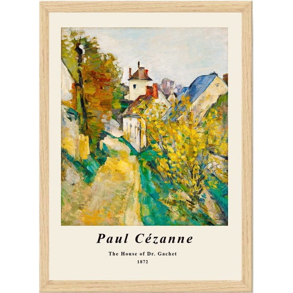 Keretezett poszter 35x45 cm Paul Cézanne – Wallity