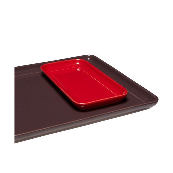 Kerámia dekoratív tálca szett 2 db-os 35x26 cm Amare – Hübsch-image-4