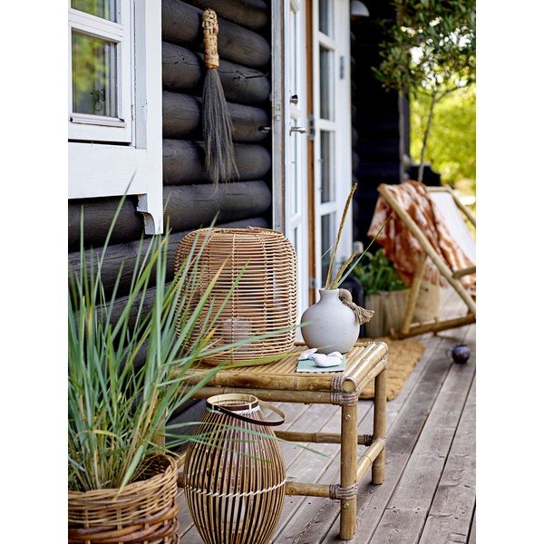 Bambusz kerti dohányzóasztal 55x55 cm Sole – Bloomingville-image-4