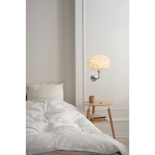 Ezüstszínű fém fali lámpa lámpabúra nélkül Santé – UMAGE-image-1