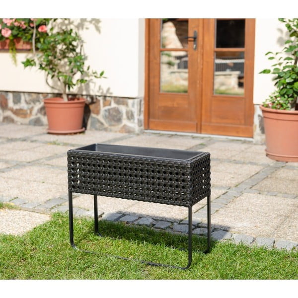 Magnolia fekete kerti virágcserép - Bonami Essentials-image-1