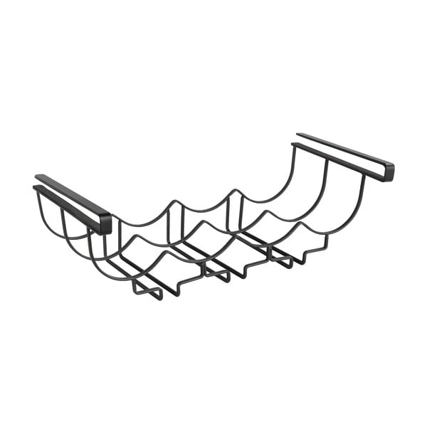 Fekete, fém, polc alatti pohártartó - Wenko-image-1