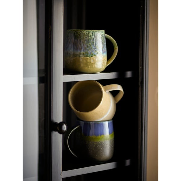 Kék-bézs kőedény bögre szett 3 db-os 460 ml Cloe – Bloomingville-image-1